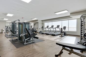 Fitness Center with Workout Equipment at Arden of Oak Brook, Oakbrook Terrace, IL